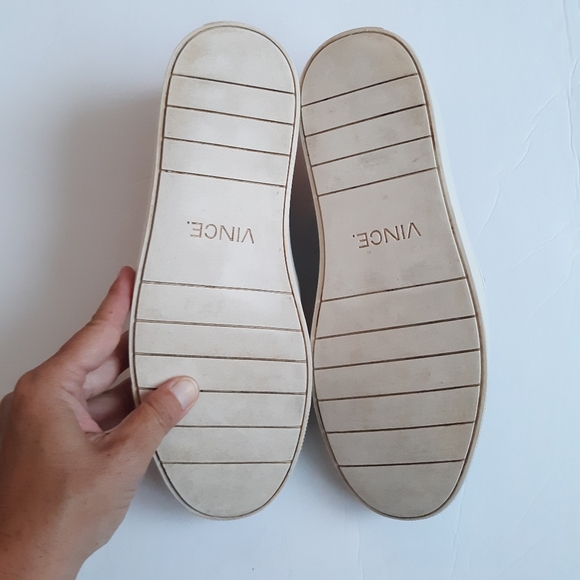 Vince Bram Snake Embossed Leather Sneakers - Picture 8 of 8